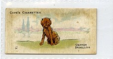 (Gd5614) Cope, Dogs of the World, (Scandinavian), #27 Griffon Bruxellois 1912 G+