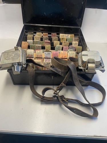 Vintage bus ticket machines - bus,