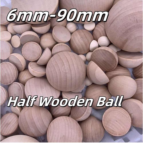 6mm 90mm half - wooden, ball
