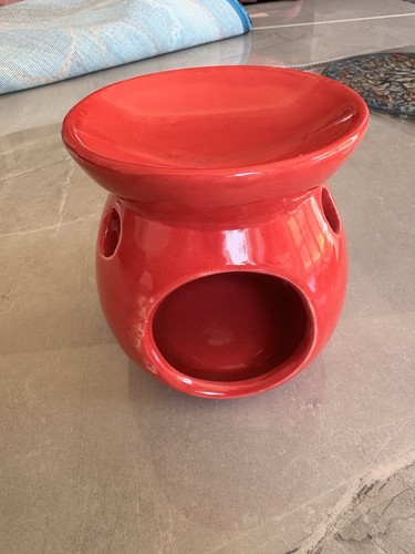 Red ceramic oil - ceramic,