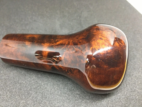 Gear knob wood burr walnut - knob,