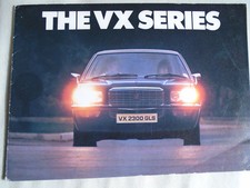 Vauxhall VX range brochure Jan