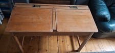 Vintage Double School Desk