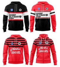 RUGBY MEN's Retro ZIP Hoodies NORTH SYANEY BEAR COAT S-5XL NRL TRAINING JERSEY