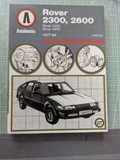 Autobooks Rover SD1 2300 & 2600 (1977-1980) Owners Workshop Manual
