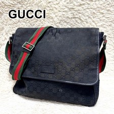 GUCCI Unisex Black GG Canvas