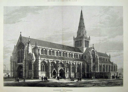 Original old antique print - original,