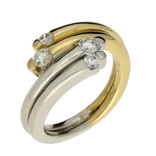 Ladies 18ct yellow - 18ct, white