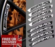 4x OEM MERCEDES BENZ METAL AMG