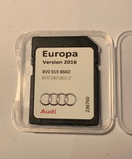 Genuine Audi A3 S3 RS3 2016 SAT NAV MIB-S SD Card Europe 8V0919866D 
