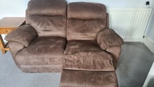 CSL Ontario, brown, 2 and 3-seater, manual recliner sofas - great condition both