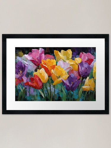 Vibrant spring tulips - spring,