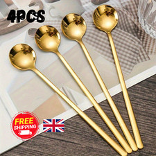 4pcs Long Handle Coffee Spoon
