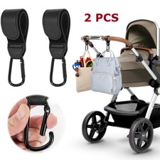 2pcs Leather Buggy Clips Pram