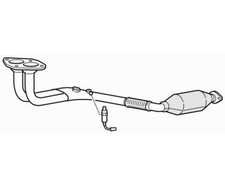 Front Exhaust Pipe & Catalytic
