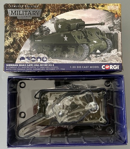 Corgi sherman tank - tank, 1:50