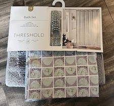 14pc Geometric Grey/Sea Foam