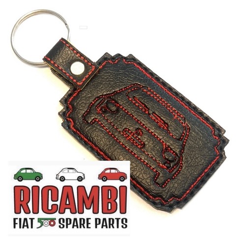 Classic fiat 500 keychain - fiat,