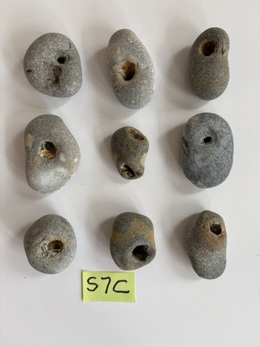 Natural hag stones wica - 9,