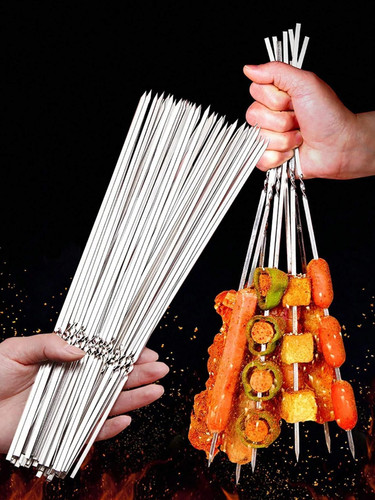 10pcs bbq skewers - skewers, stainless