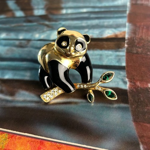 Swarovski panda bear crystal - panda,