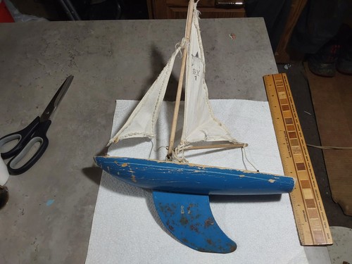 Vintage toy yacht star - toy,