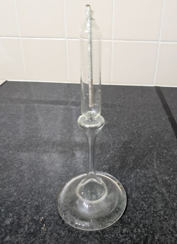 Vintage oil burning glass - oil,