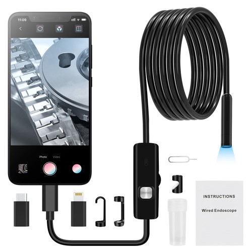 Semi rigid endoscope camera - semi-rigid,