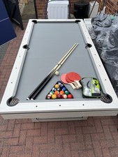 Pool Table/Dinner Table with 6 Chairs