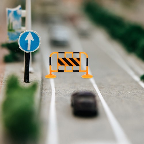Pcs mini traffic fence - ,