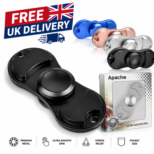 Aluminium metal fidget spinner - aluminium,
