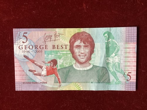 Unc george best pound note - george,