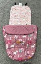 COSATTO YAY SUPA GIGGLE WHOOSH UNICORN LAND STROLLER PUSHCHAIR FOOTMUFF COSYTOES