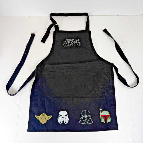 Black star wars apron one - black,