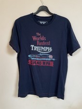 Triumph Motorcycle Factory Visitors Experience T-Shirt, Men’s Size Medium
