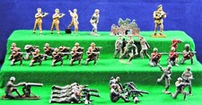 Various LEAD METAL SOLDIERS Set Ideal For WW! WW2 or Other WAR DIORAMA Display