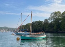 Heard Tosher classic Gaff rigged GRP sail boat