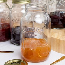 Set of 4 Large 1 Litre Kilner