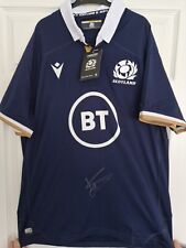 Jamie Richie Signed New Scotland Rugby Shirt, Six Nations *PHOTO PROOF + COA*
