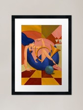 Muse framed art print - framed,