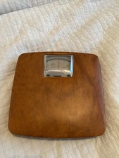 Hanson Retro Vintage Cream Bathroom Scales 1960s Made in Ireland