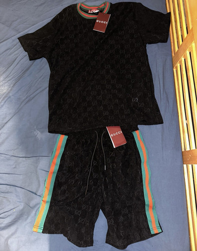Gucci men black velour - men’s,