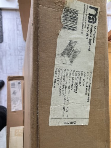 Mothercare stretton cot - mothercare,