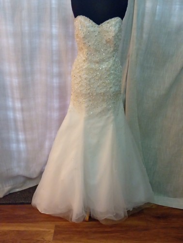 Wedding dress size ivory - dress, 10