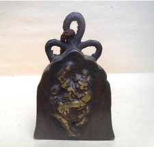 ANTIQUE TIBETAN BRONZE BELL
