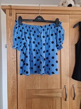 Zara Bardot Top Size Medium