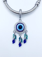 Lucky Hamsa Dangle Charm Evil