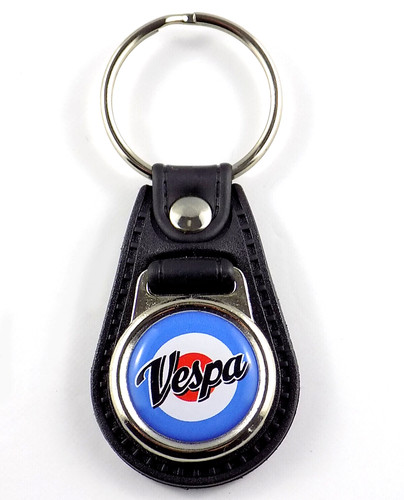 Vespa key fob ring - vespa, chain