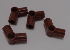 LEGO TECHNIC Spares 32015 - 6271351 Angle Pin Connector Reddish Brown x4