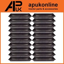 20x Animal Cow Calf Pet Chicken Duck Donkey Feed Feeding Trough Water 1m Plastic